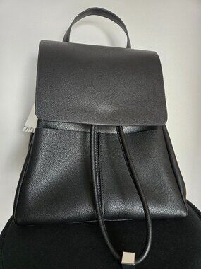 Zara Basic Collection Backpack in Black & Silver